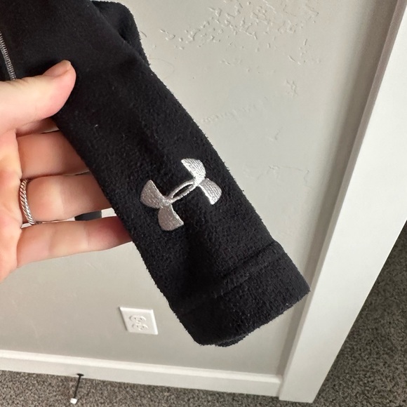 UA Under Armour Quarter Zip Phoenician Golf Pullover Fleece BLACK SZ XXL EUC - Picture 6 of 11